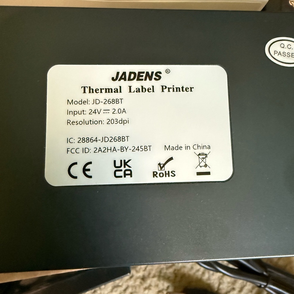 JADENS Thermal Label Printer